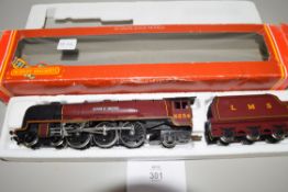 Boxed Hornby 00 gauge R305 LMS Coronation class "Duchess of Abercorn" locomotive No 6234