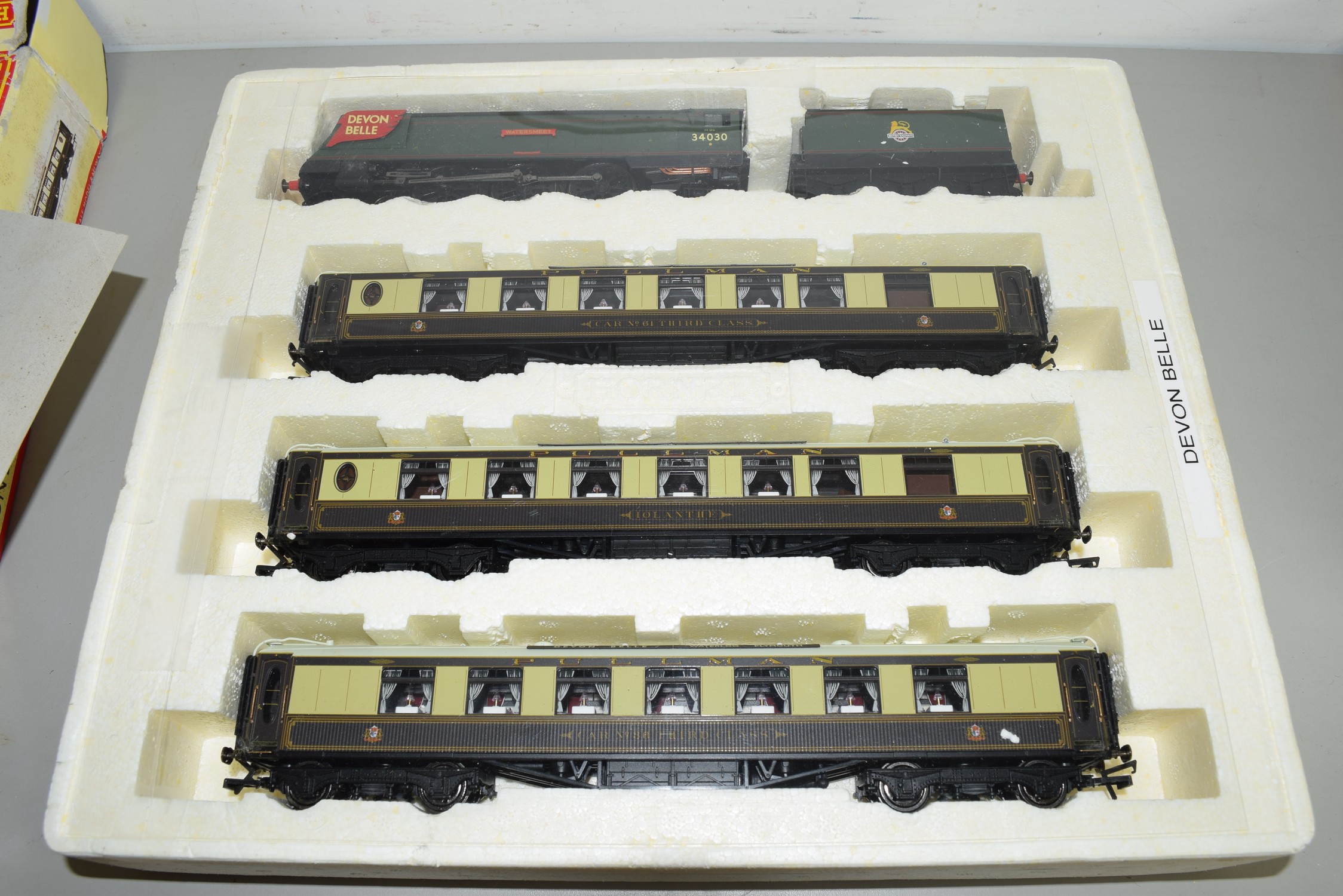 Boxed Hornby 00 gauge "Devon Belle" set - Image 2 of 2