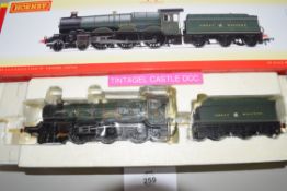 Boxed Hornby 00 gauge R2848 X GWR Castle class "Tintagel Castle" locomotive No 5011