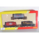 Boxed Hornby 00 gauge R6366 fuel tanker set