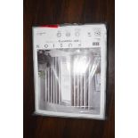 OUIDA ISLET ROOM DARKENING CURTAINS, SILVER, 46" WIDE X 54" DROP