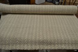 SCOTSBERG HAND WOVER BEIGE RUG, 150CM WIDE