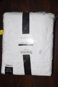 LANDRUM PURPLE DUVET COVER SET, WHITE, DOUBLE, WITH TWO PILLOWCASES