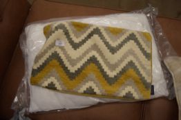 LORIE CUSHION, YELLOW/GREY