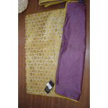 CUTHBERTSON CUSHION COVER, 50 X 50CM, GOLD/PLUM