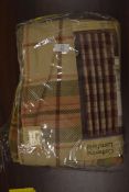 BRUSHED HERITAGE CHECK ISLET CURTAINS, 66" X 72" DROP