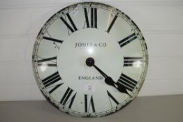 JONES & CO CLOCK FACE, BATTERY OPERATED