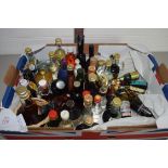 SMALL BOX CONTAINING SPIRITS, MAINLY MINIATURES, LIQUEURS ETC