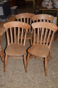 SET OF FOUR KITCHEN CHAIRS