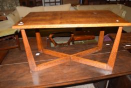 1960S STYLE JOINTED COFFEE TABLE, APPROX 88 X 47CM