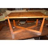 1960S STYLE JOINTED COFFEE TABLE, APPROX 88 X 47CM