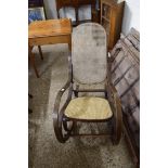 CANE SEAT BENTWOOD ROCKING CHAIR