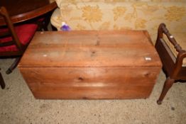 VINTAGE PINE STORAGE BOX, LENGTH APPROX 106CM