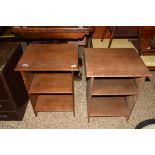 PAIR OF BEDSIDE CABINETS, EACH APPROX 49CM WIDTH