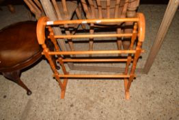 PINE EFFECT TOWEL RAIL, WIDTH APPROX 60CM