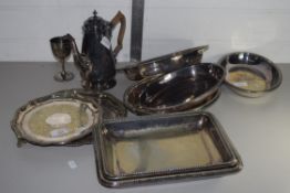 COLLECTION OF PLATED WARES