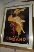 CINZANO ADVERTISING PRINT