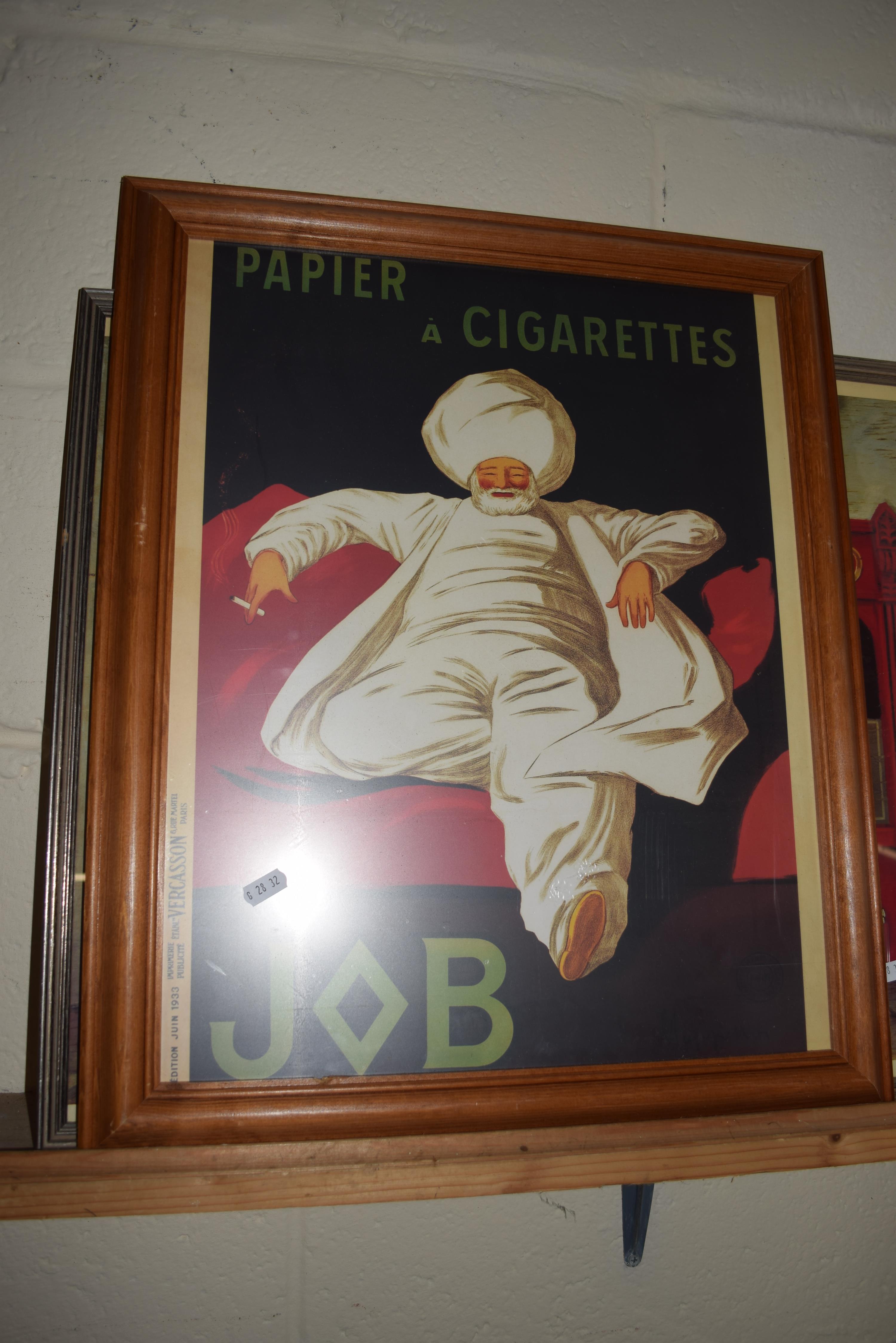 PRINTS ADVERTISING CIGARETTE PAPERS