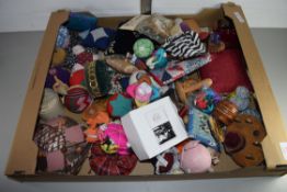 BOX CONTAINING FABRICS