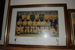 FRAMED PHOTO OF NORWICH CITY TEAM OF LEGENDS