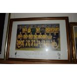 FRAMED PHOTO OF NORWICH CITY TEAM OF LEGENDS