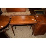 SMALL INLAID OCCASIONAL TABLE, APPROX 75 X 39CM