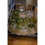 BOX OF GLASS WARES