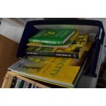 BOX OF NORWICH CITY BOOKS AND MEMORABILIA