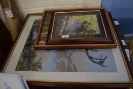 THREE FRAMED PRINTS