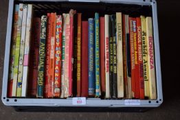 BOX OF CHILDREN'S 1960S TV AND OTHER ANNUALS