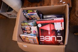 BOX CONTAINING MIXED GAMES, DVDS ETC