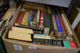 BOX OF MIXED REFERENCE BOOKS