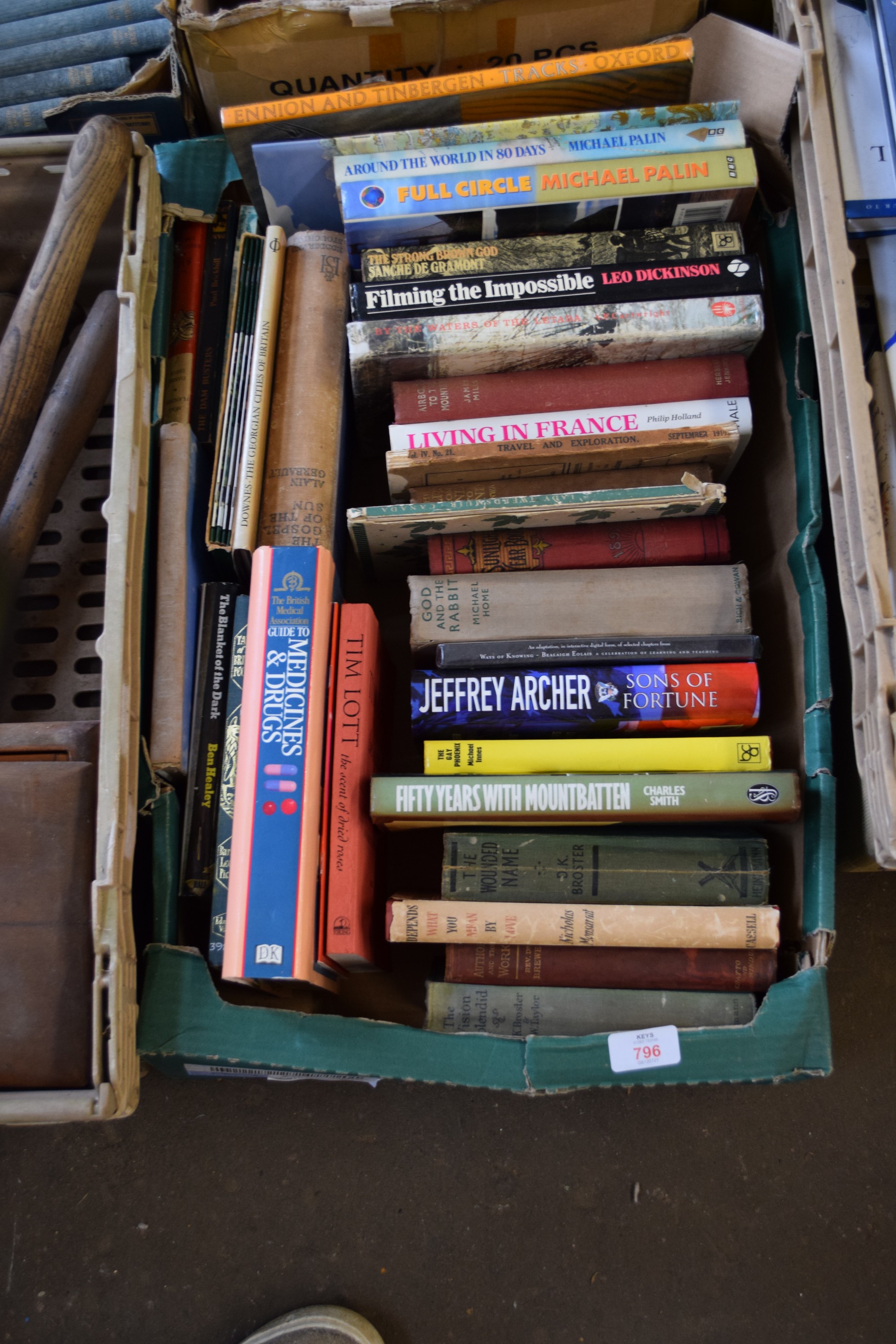 BOX OF MIXED BIOGRAPHICAL AND OTHER BOOKS