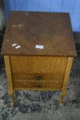 SMALL BEDSIDE TABLE, WIDTH APPROX 38CM