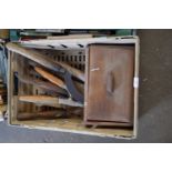 QTY OF VINTAGE GARDEN TOOLS ETC