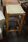 JOINTED KITCHEN STOOL, APPROX 30CM SQ