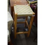 JOINTED KITCHEN STOOL, APPROX 30CM SQ