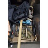 BOX CONTAINING TOOLS AND IRONMONGERY