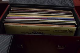 CASE OF 33RPM RECORDS, MOSTLY CLASSICAL AND EASY LISTENING