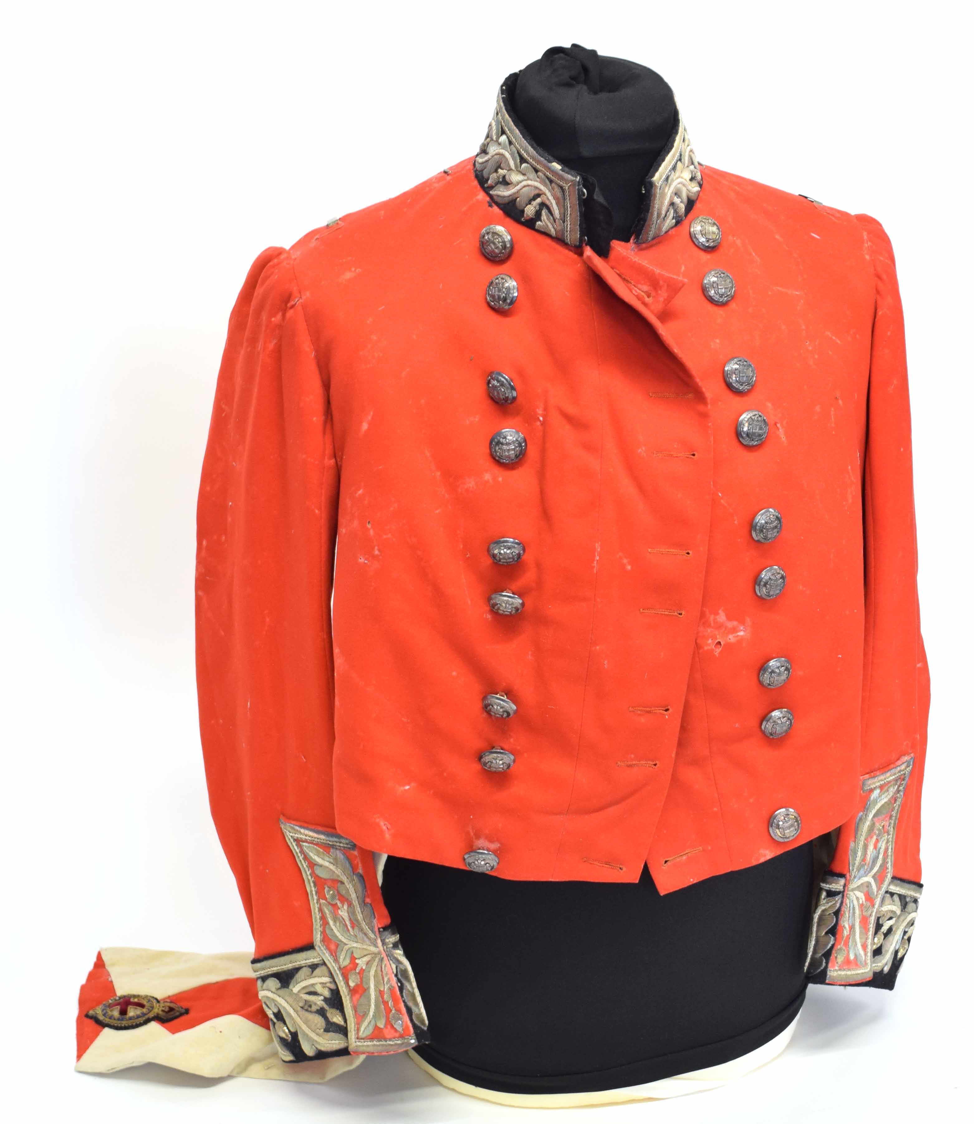 Victorian uniform (dated 1837-40) of a Lord Lieutenant of the City of London scarlet coatee (lacking - Image 2 of 12