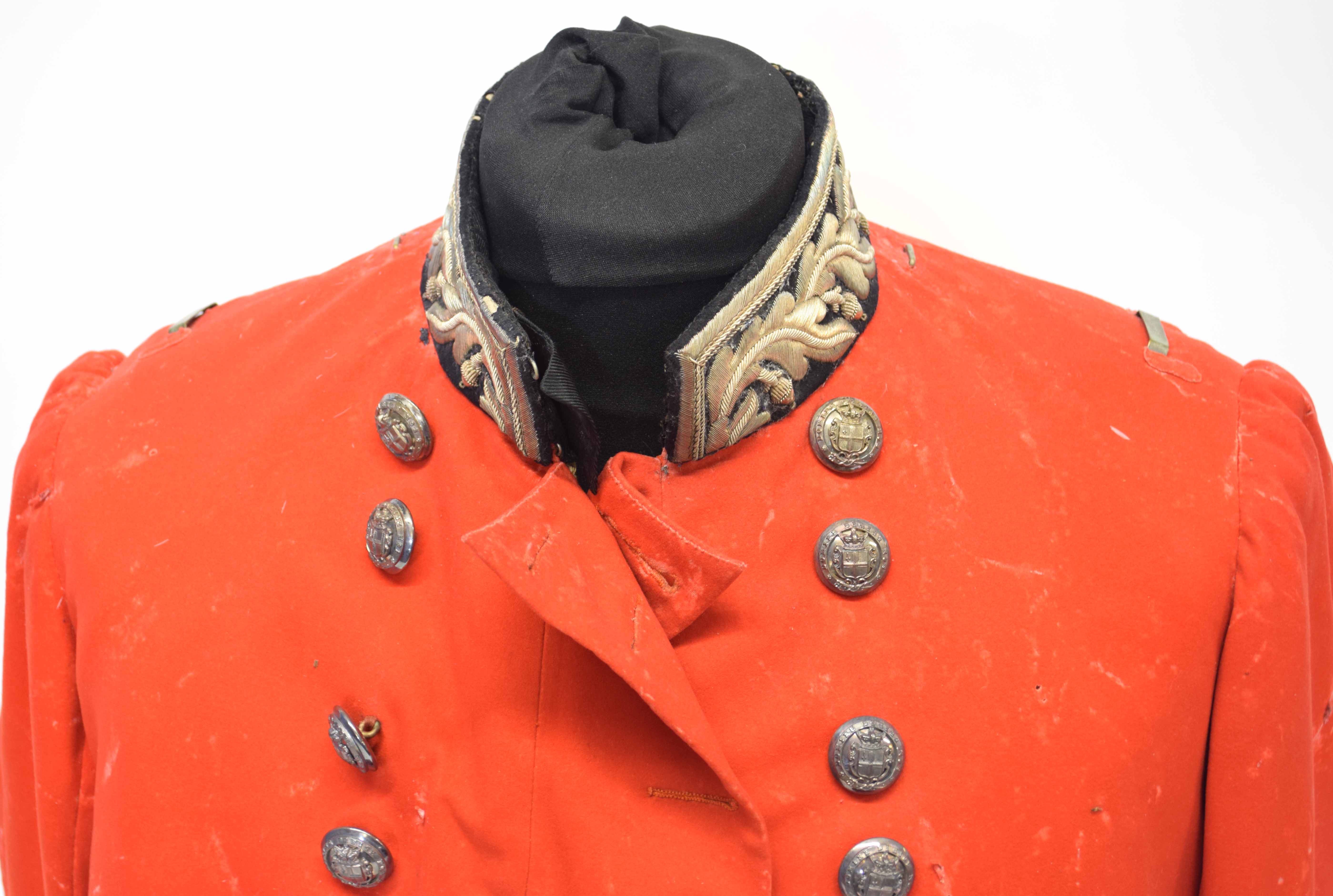 Victorian uniform (dated 1837-40) of a Lord Lieutenant of the City of London scarlet coatee (lacking - Image 3 of 12