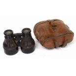 Cased pair of binoculars circa early 20th century, by D McGregor & Co