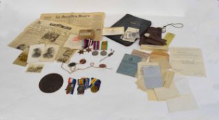 Great War/WWII family group of medals comprising WWK casualty trio to 451232 Rifleman Frederick,
