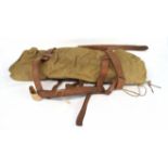 20th century British Military campaign Wellesley valise (lacking content)