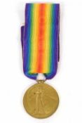 WWI 1914-19 Victory medal impressed to 187583 Gunner H J Hines, Royal Artillery