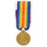 WWI 1914-19 Victory medal impressed to 187583 Gunner H J Hines, Royal Artillery