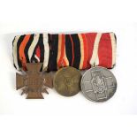 Group of First/Second World War Third Reich German medals of three comprising Hindenburg Cross/