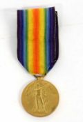 WWI 1914-19 Victory medal impresed to GS-11376 Pte F L Taft, Royal Fusiliers