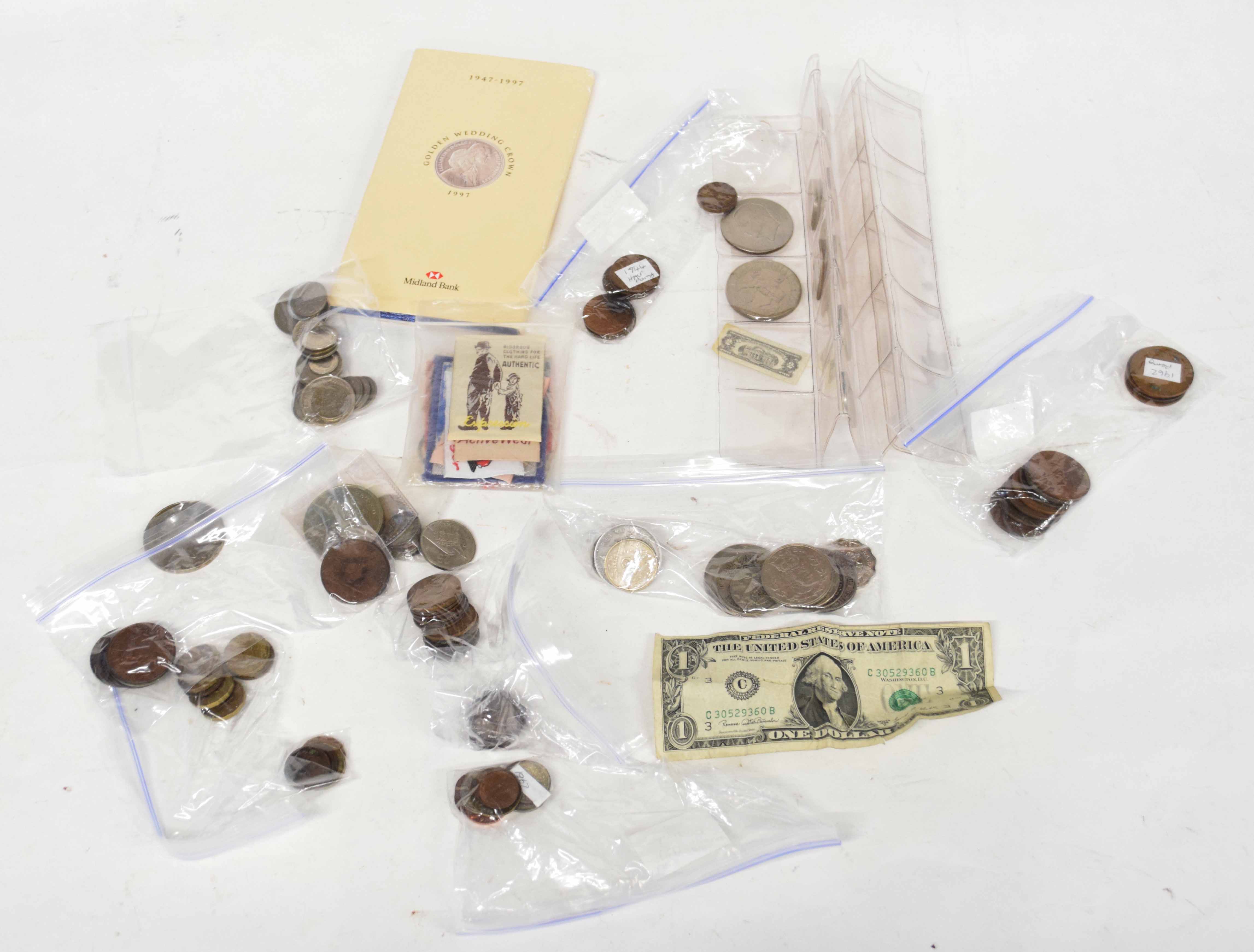 Packet of assorted World coins