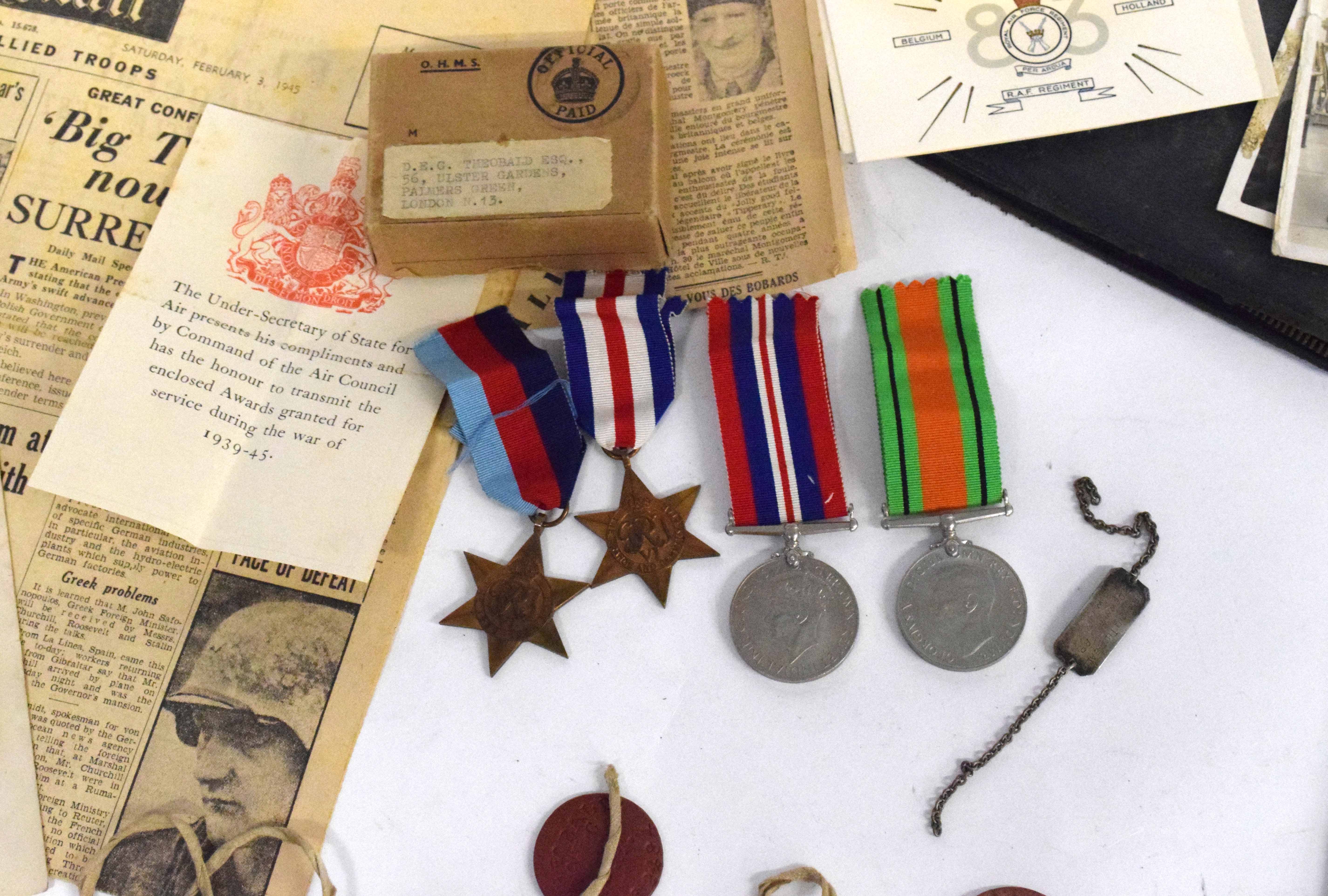 Great War/WWII family group of medals comprising WWK casualty trio to 451232 Rifleman Frederick, - Image 4 of 8